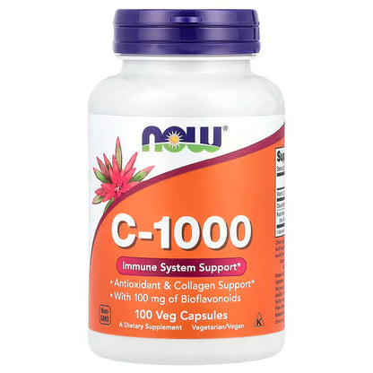 Vitamine C de NOW, 1000mg - 100 Capsules
